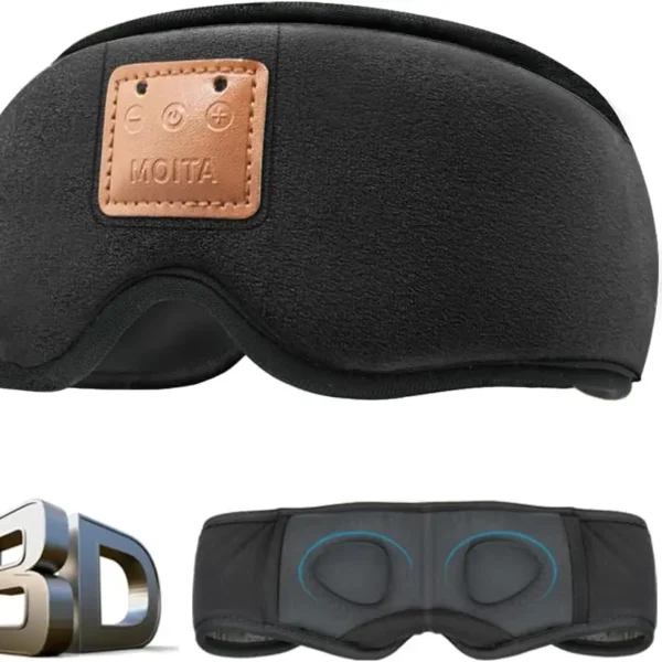 3D Sleeping Mask Wireless Bluetooth Headphones