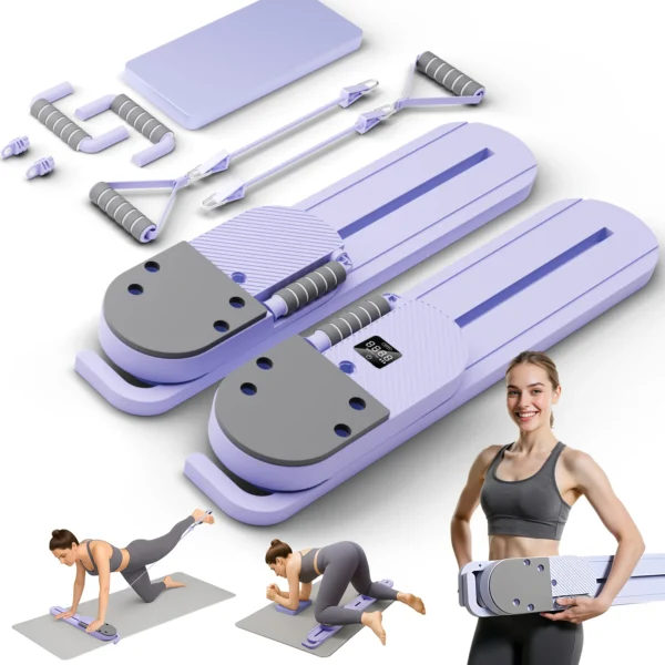 2-in-1 Split Ab Pilates Portable Ski Board