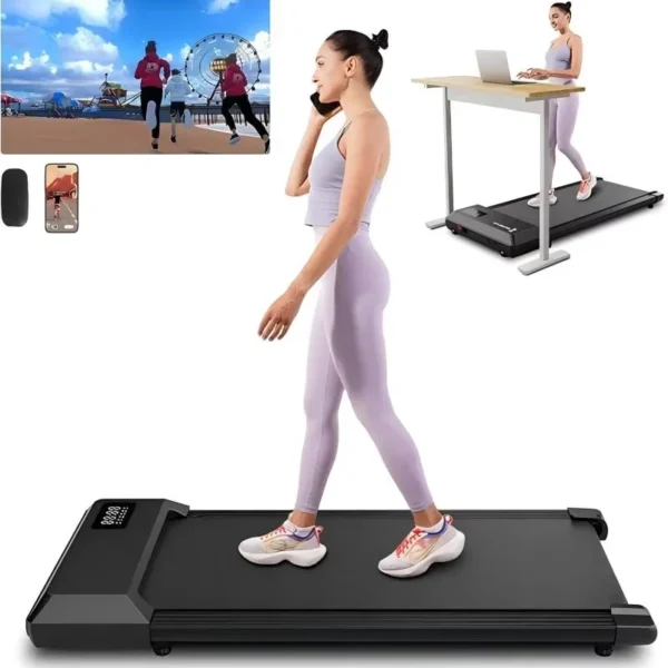 2-in-1 Home/Office 2.5 HP Walking Treadmill